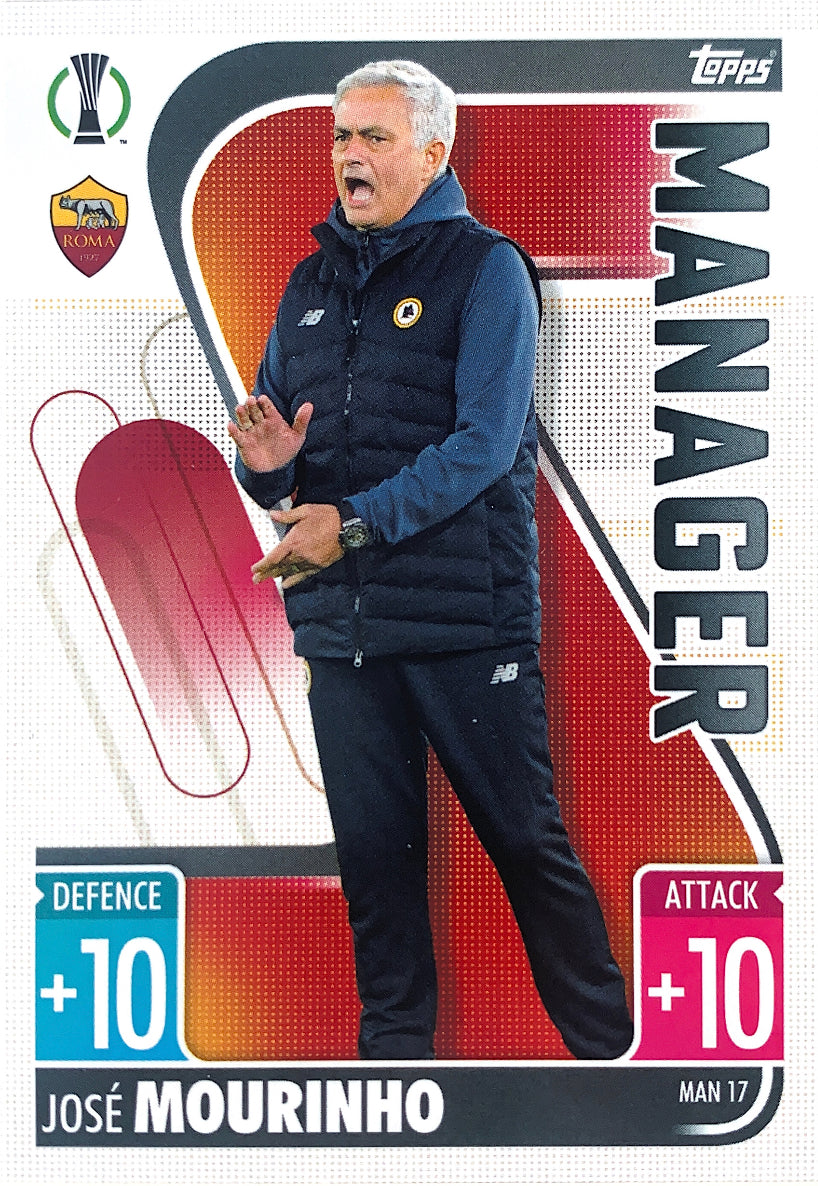 Topps Match Attax Extra 2021/22 - MAN 017 - José Mourinho - Manager