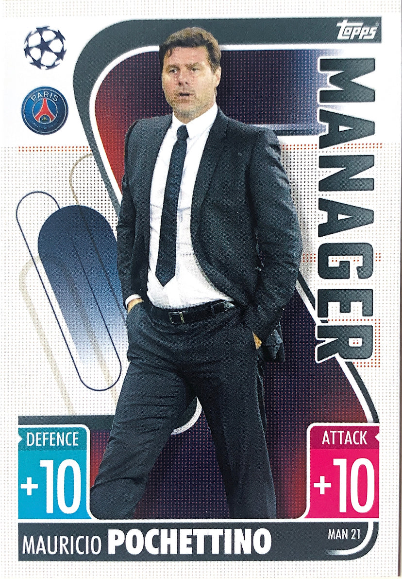 Topps Match Attax Extra 2021/22 - MAN 021 - Mauricio Pochettino - Manager