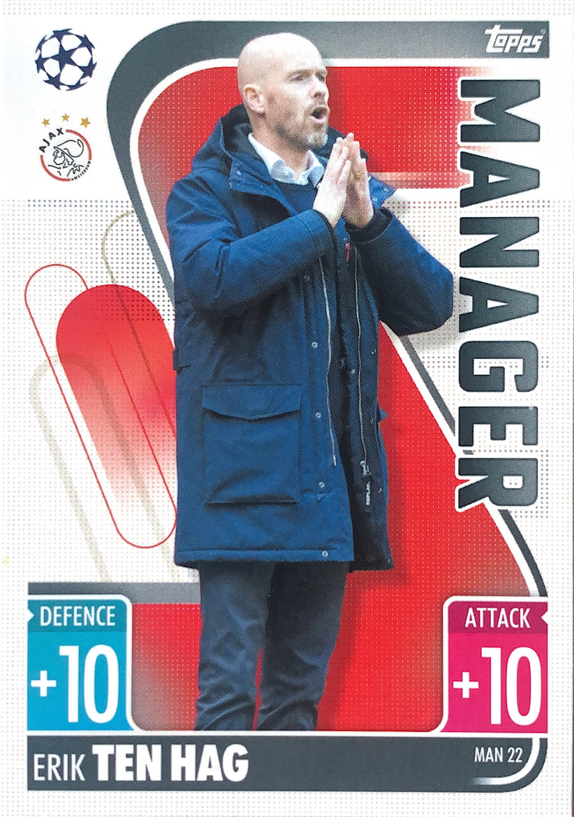Topps Match Attax Extra 2021/22 - MAN 022 - Erik Ten Hag - Manager