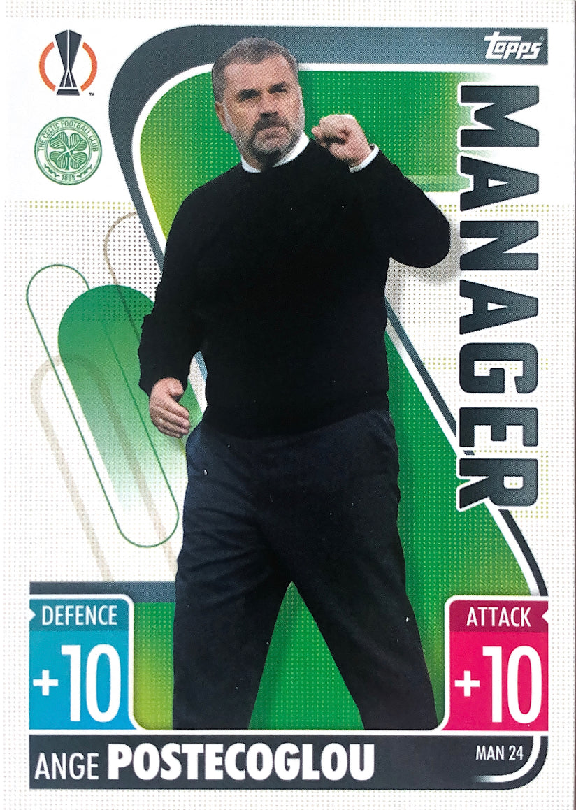 Topps Match Attax Extra 2021/22 - MAN 024 - Ange Postecoglou - Manager