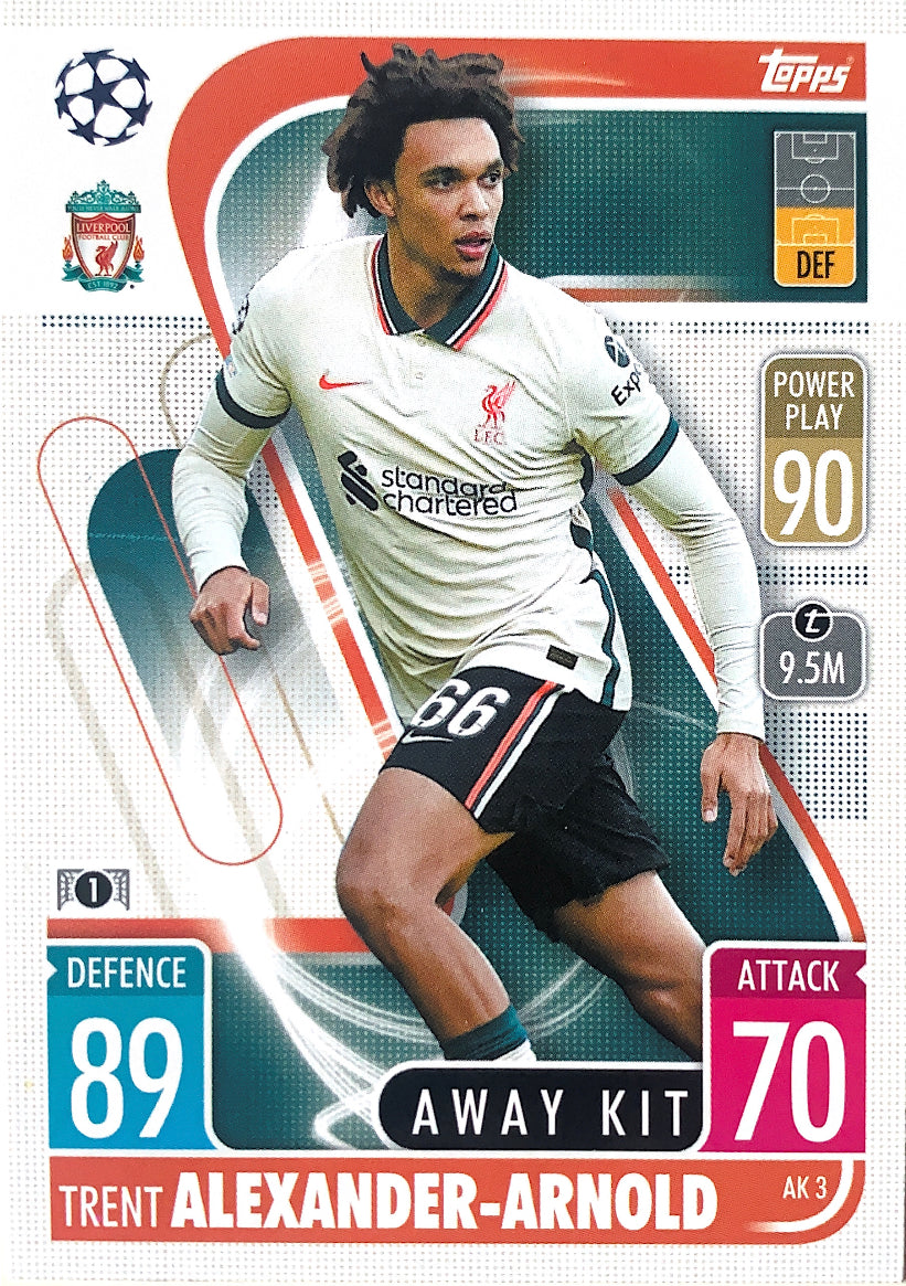 Topps Match Attax Extra 2021/22 - AK 003 - Trent Alexander-Arnold - Away Kit