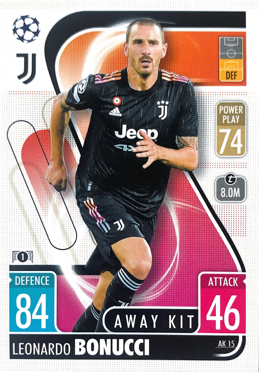 Topps Match Attax Extra 2021/22 - AK 015 - Leonardo Bonucci - Away Kit