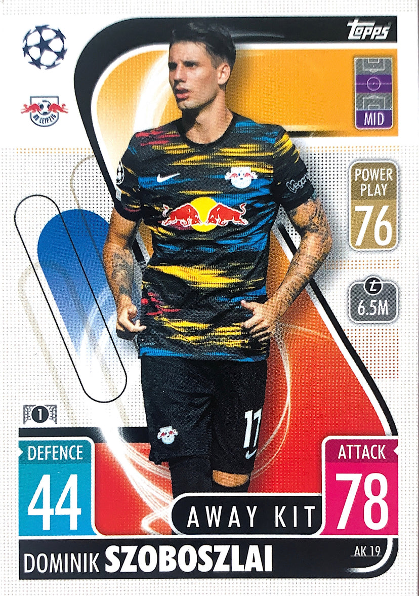 Topps Match Attax Extra 2021/22 - AK 019 - Dominik Szoboszlai - Away Kit