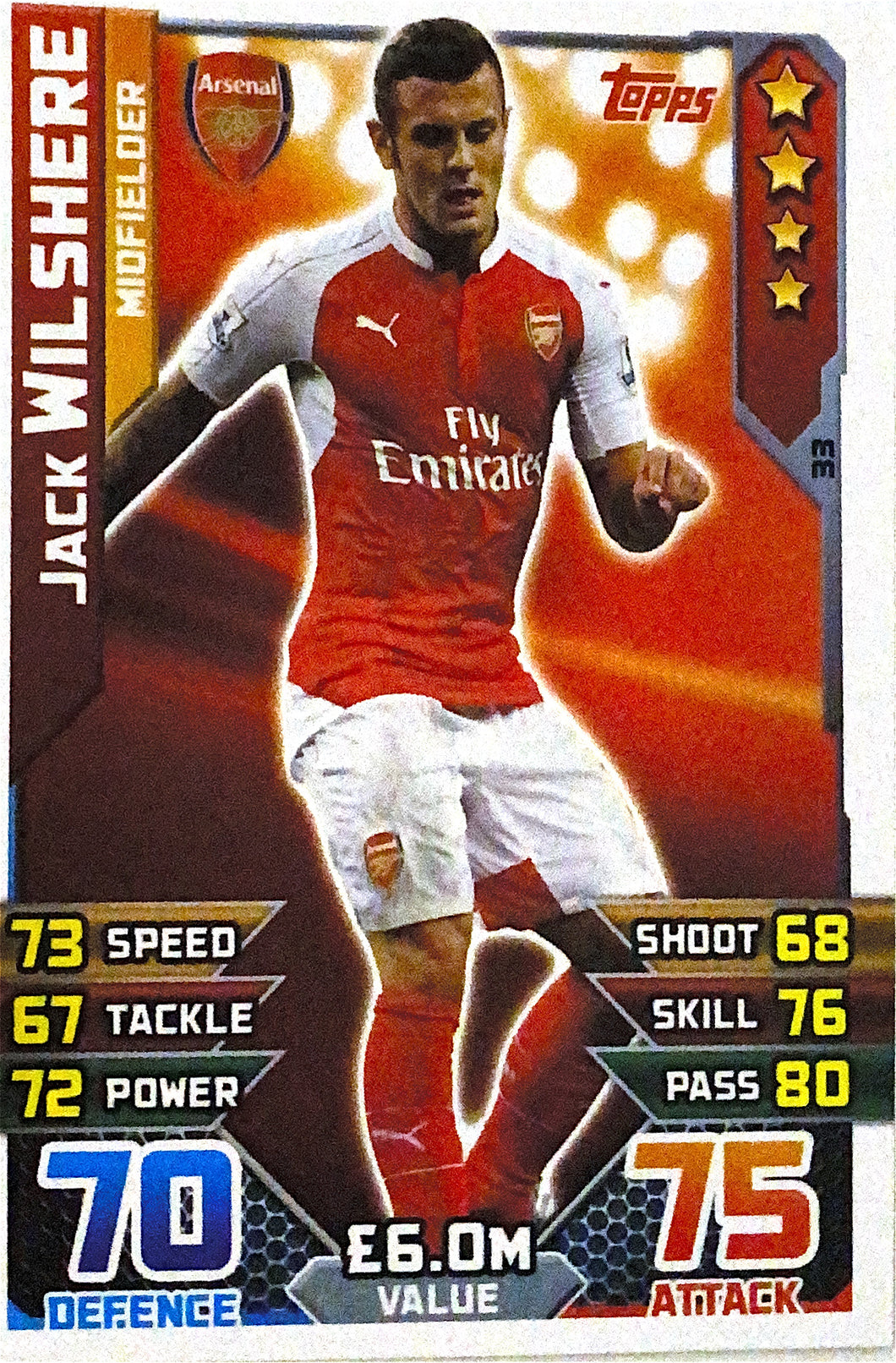 Topps Match Attax 2015/2016 - 033 - Jack Wilshire