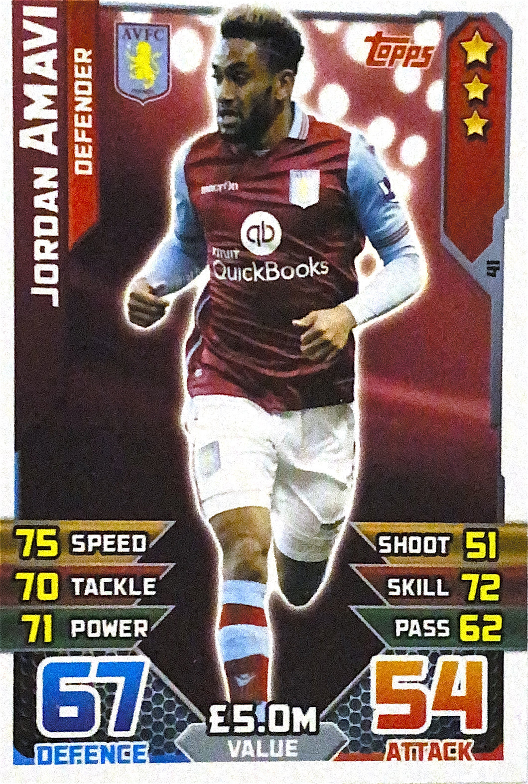 Topps Match Attax 2015/2016 - 041 - Jordan Amavi