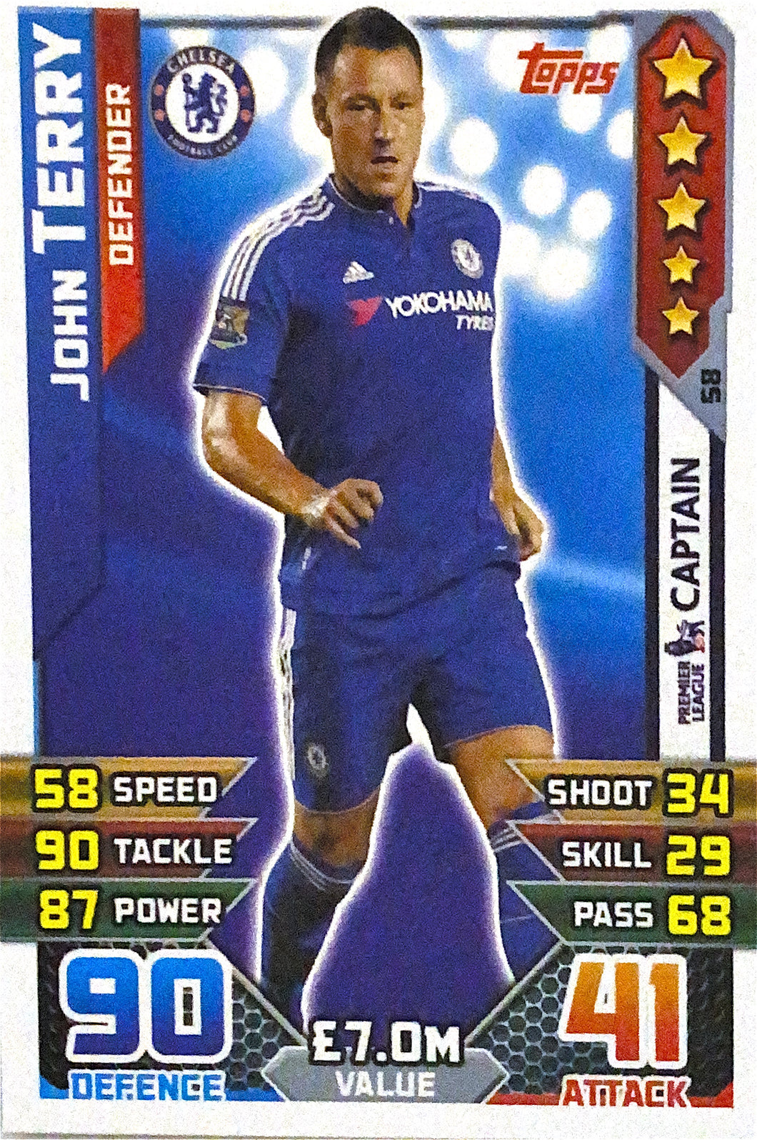 Topps Match Attax 2015/2016 - 058 - John Terry