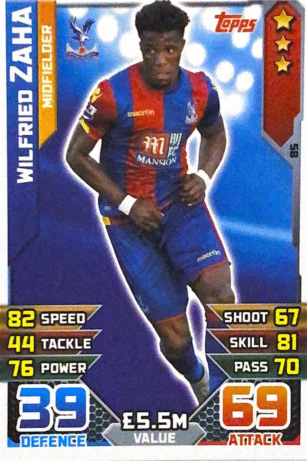 Topps Match Attax 2015/2016 - 085 - Wilfried Zaha