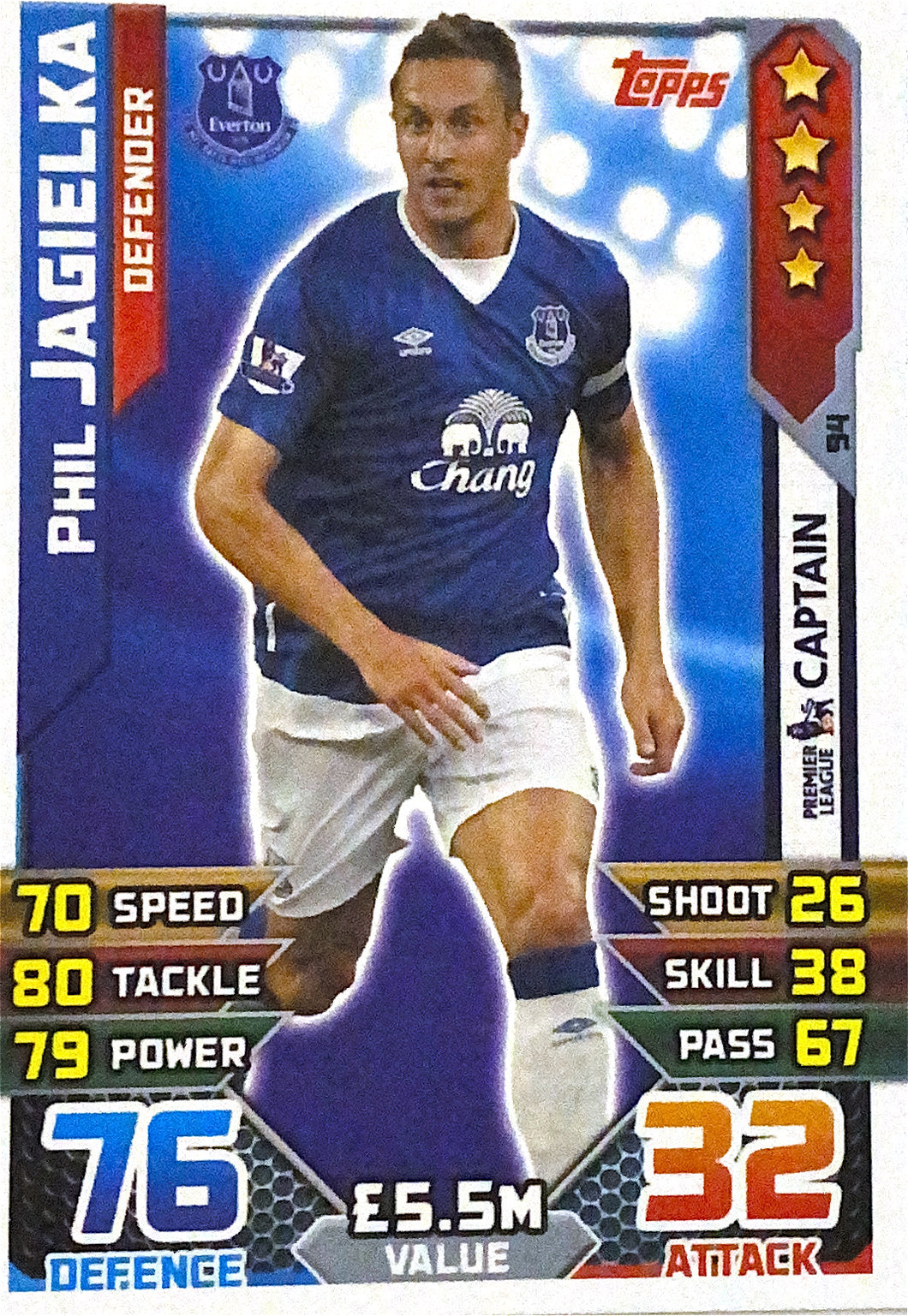 Topps Match Attax 2015/2016 - 094 - Phil Jagielka