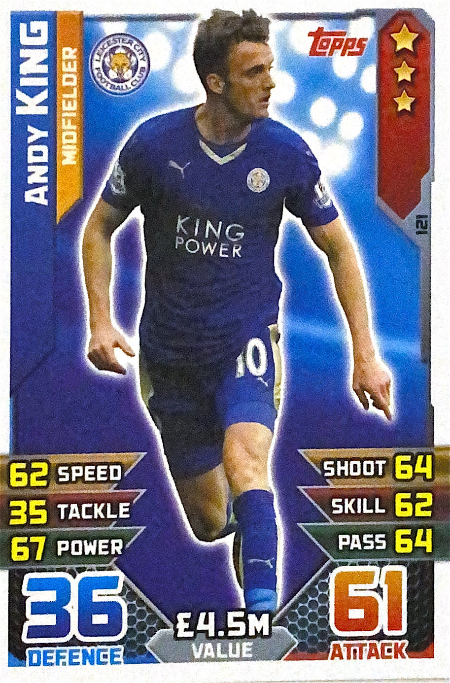 Topps Match Attax 2015/2016 - 121 - Andy King