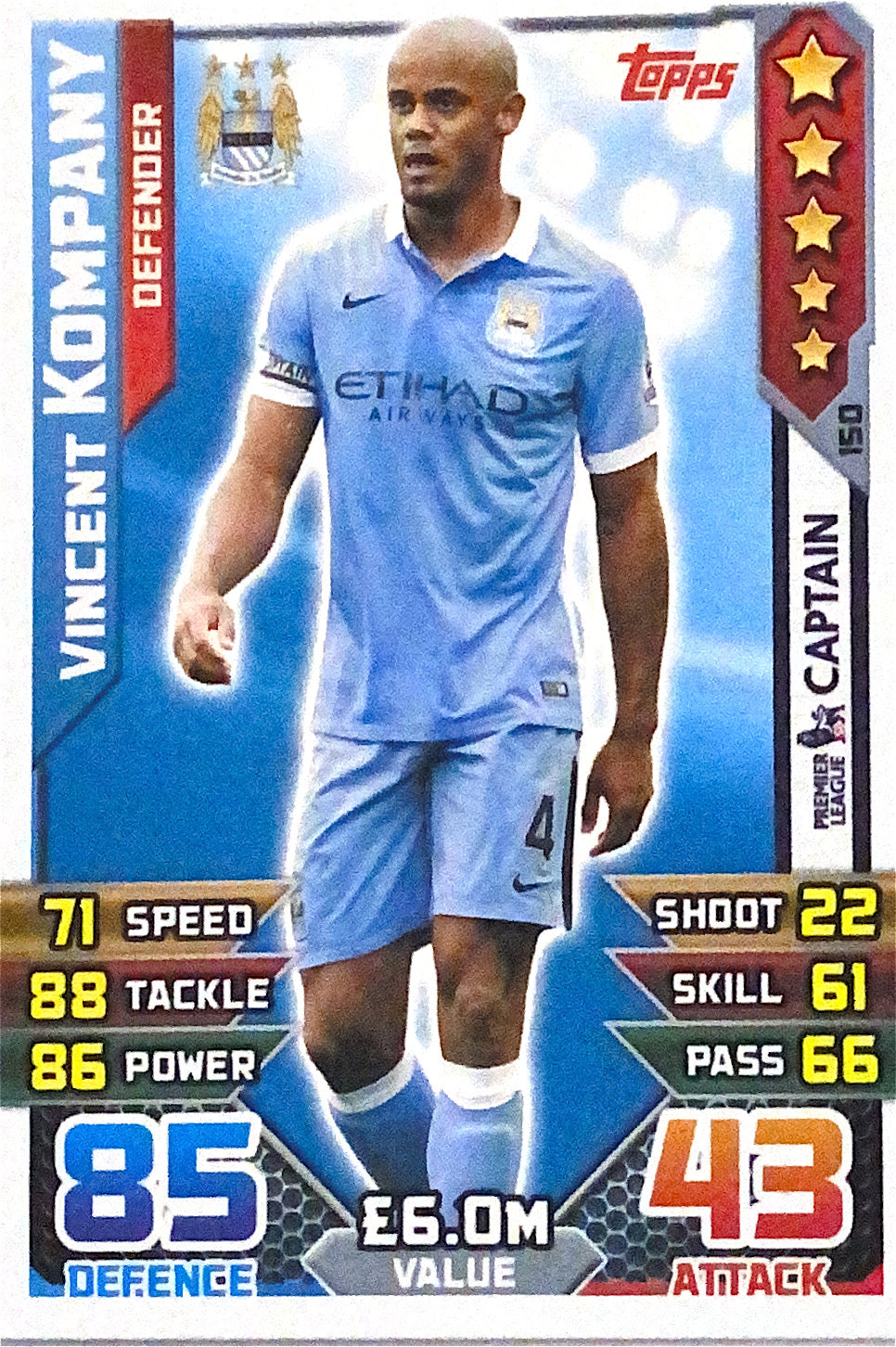 Topps Match Attax 2015/2016 - 150 - Vincent Company