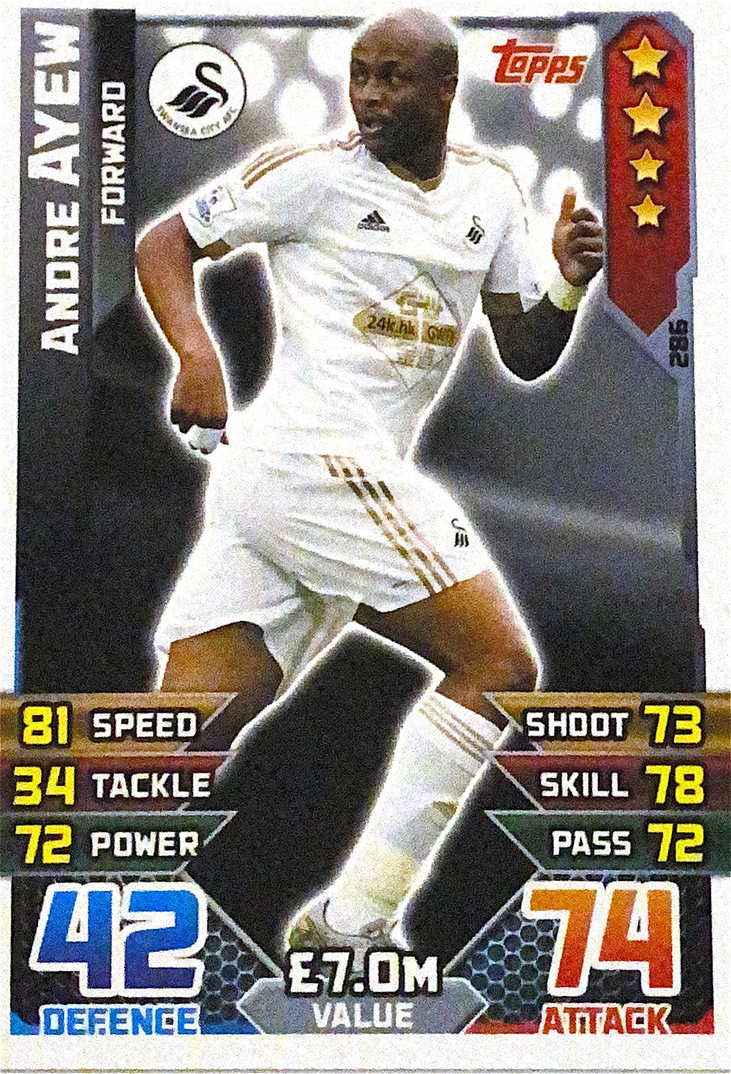 Topps Match Attax 2015/2016 - 286 - Andre Ayew